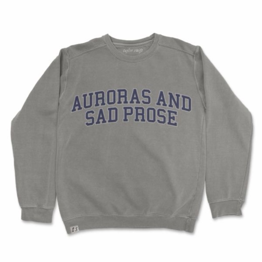 Taylor Swift Auroras and Sad Prose Folklore Pullover Crewneck